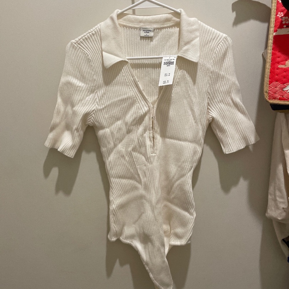 Abercrombie Knit Bodysuit Ribbed